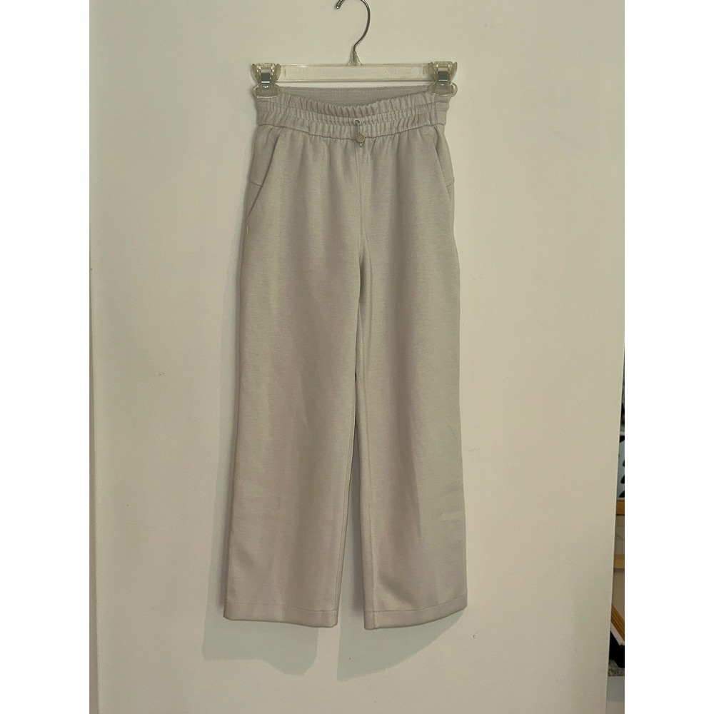 Lululemon Softstreme High-Rise Straight-Leg Crop Pants White Opal Size 0 XXS